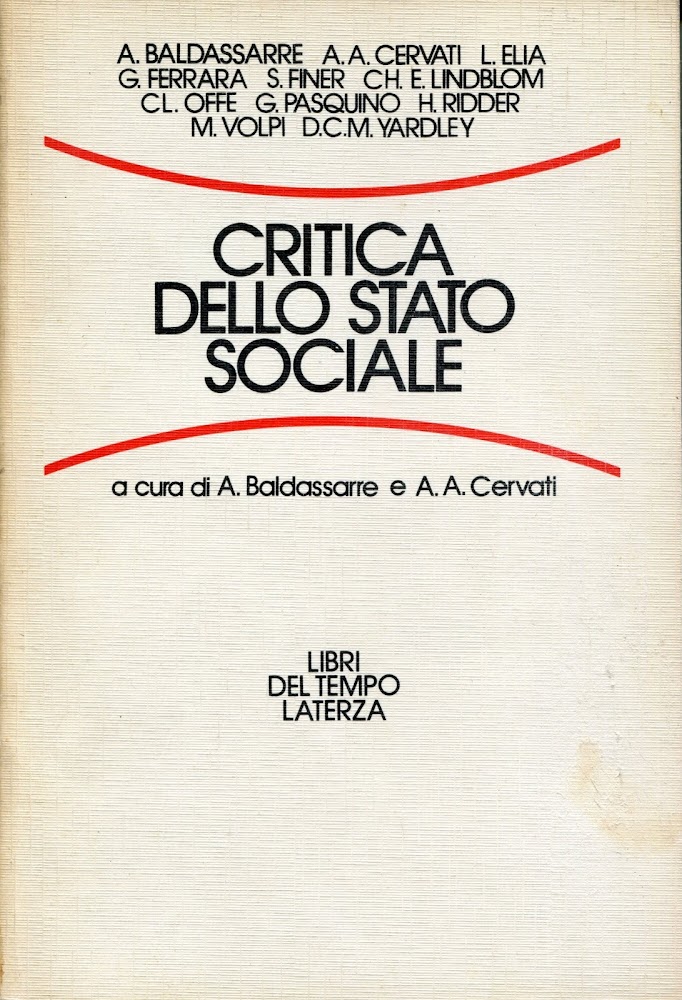 Critica dello stato sociale