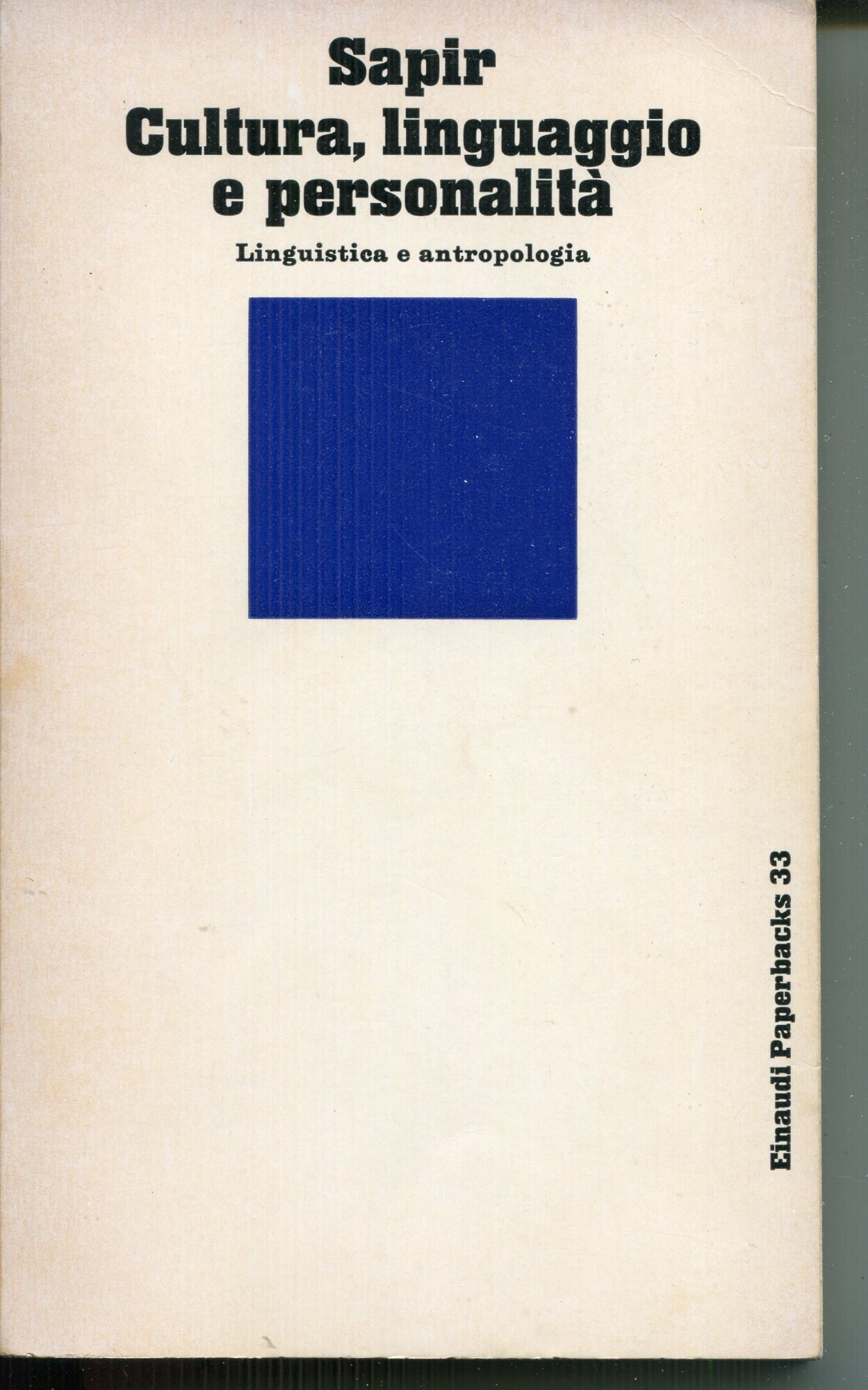 Cultura, linguaggio e personalità