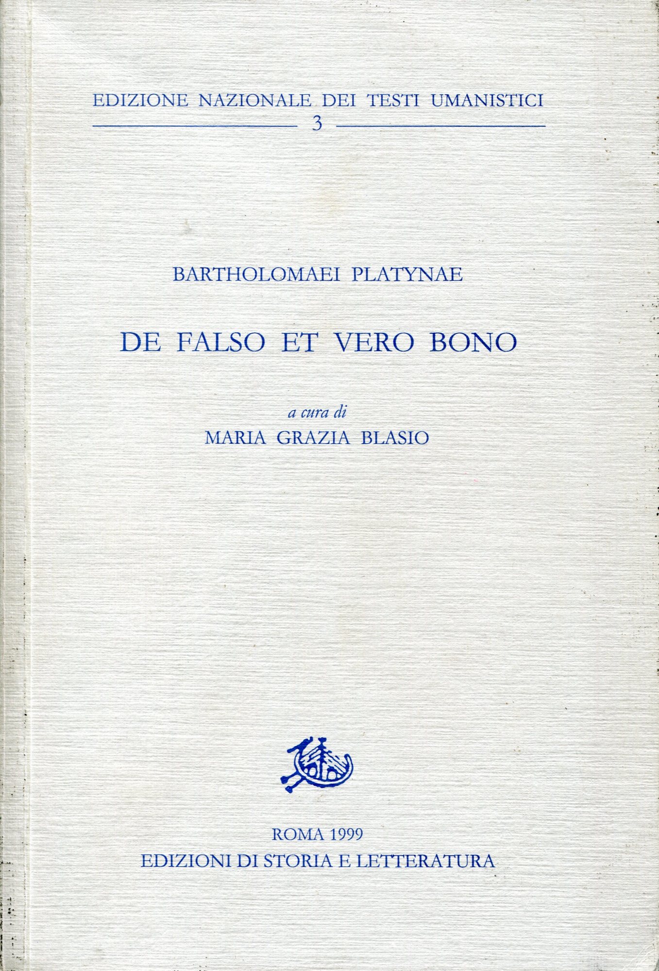 De falso et vero bono, a cura di Maria Grazia …