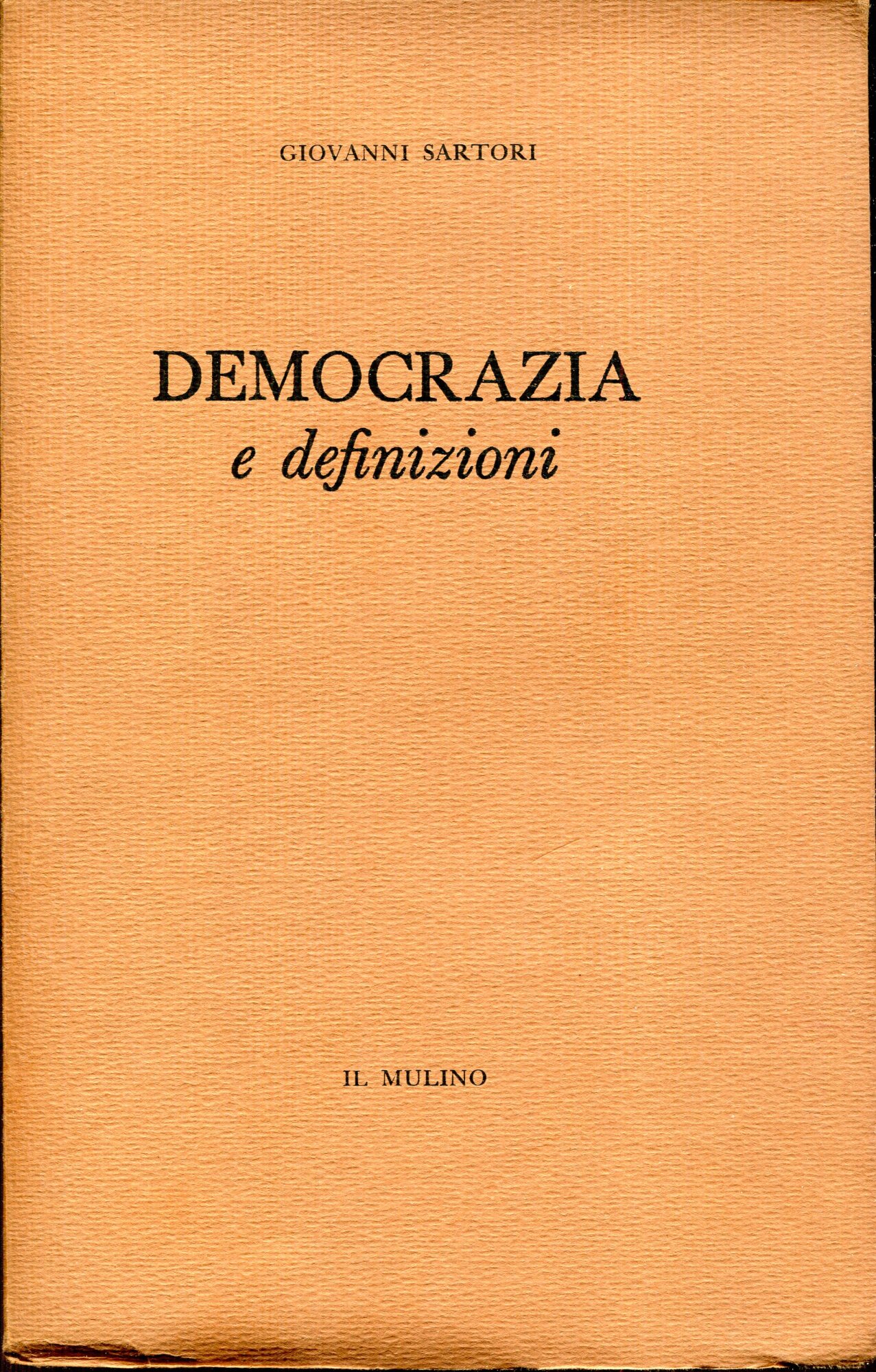 Democrazia e definizioni