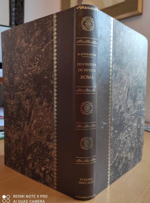 Descrizione del nuovo ripartimento de' rioni di Roma fatto per …