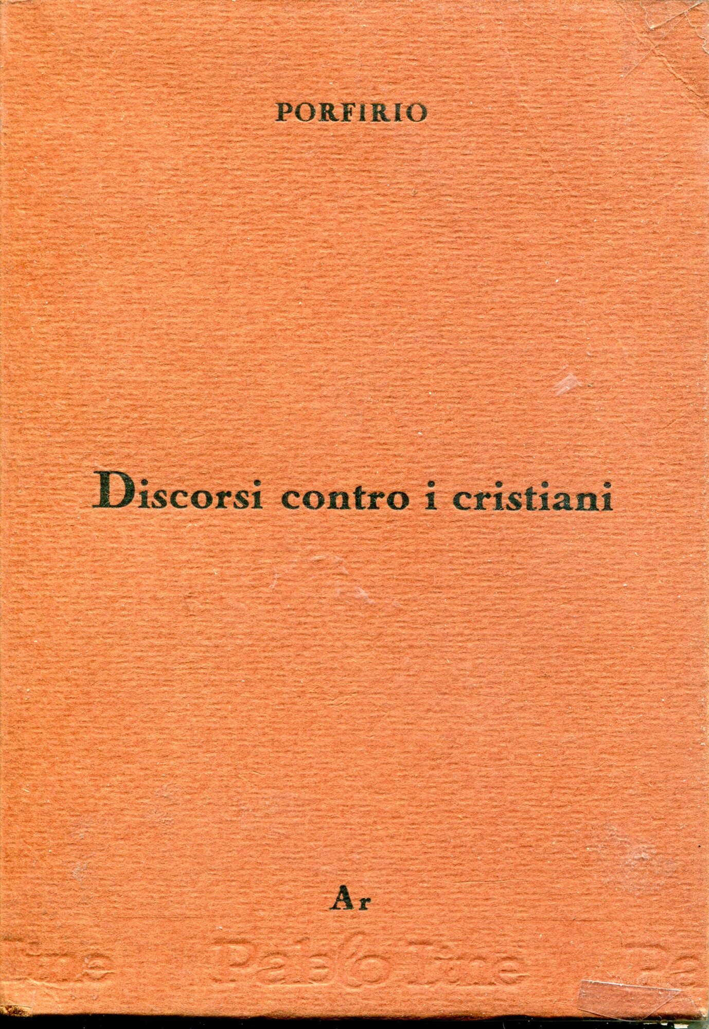 Discorsi contro i cristiani