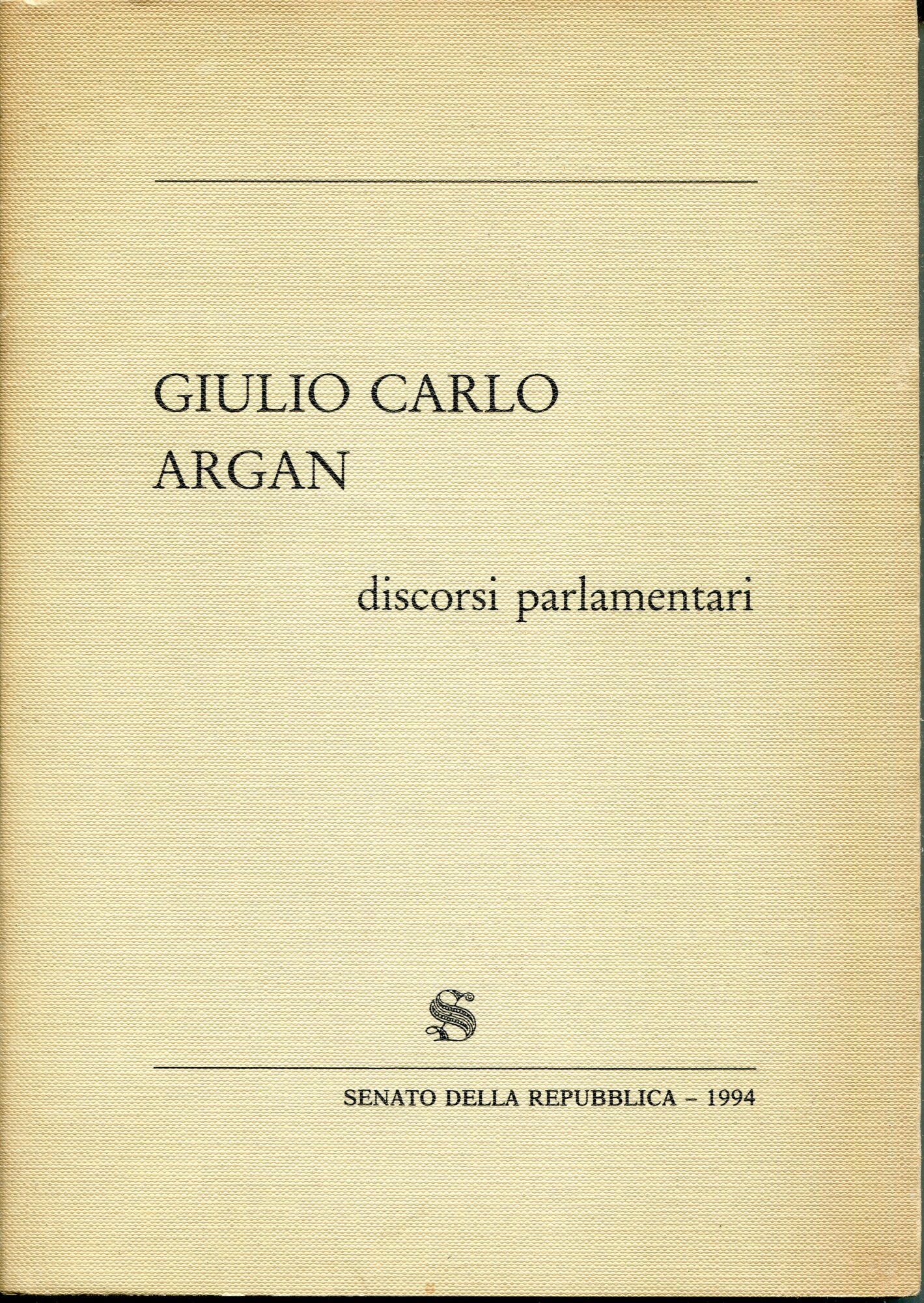 Discorsi parlamentari