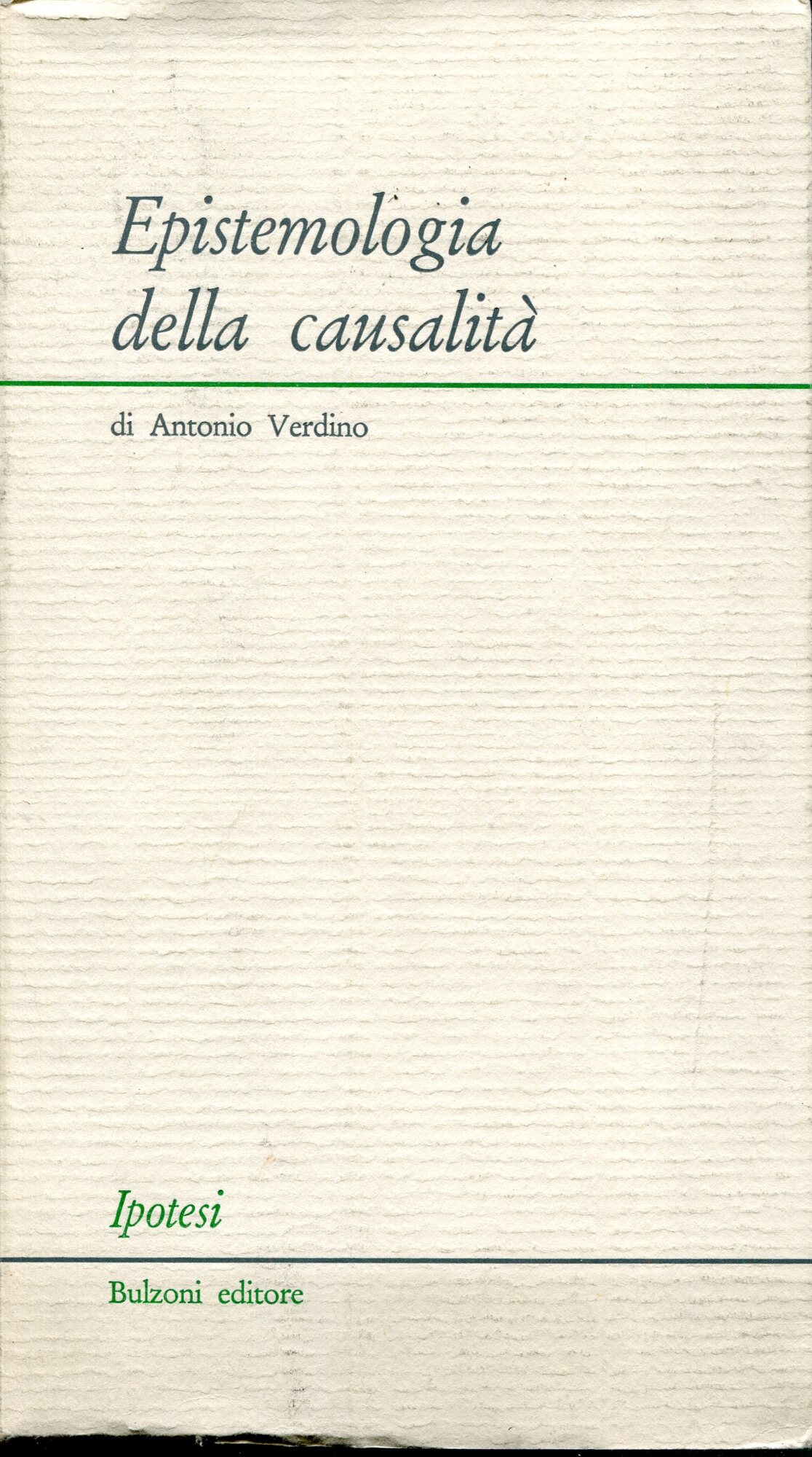 Epistemologia della causalità