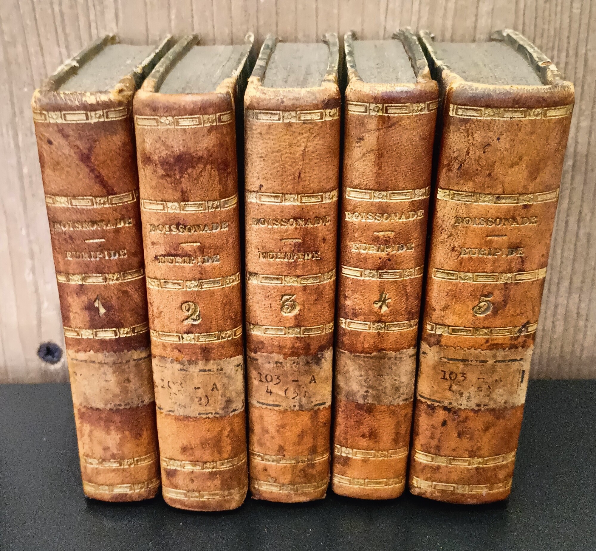 Euripides curante Jo. Fr. Boissonad. TOM. 1-5