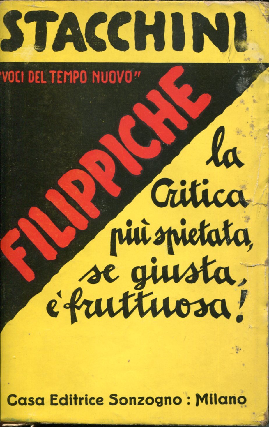 Filippiche. La critica più spietata se giusta è fruttuosa