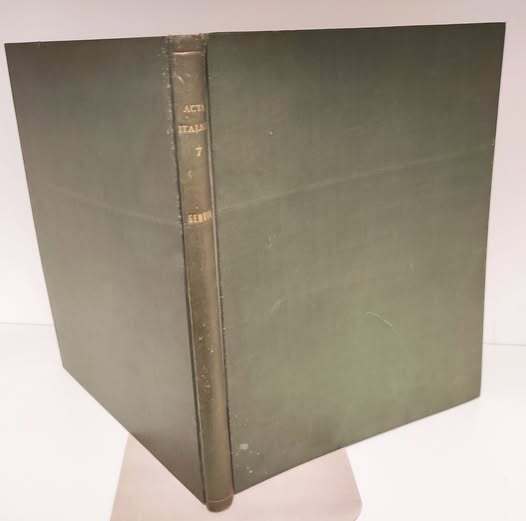 Genova. Acta italica. Piani particolari di pubblicazione 7