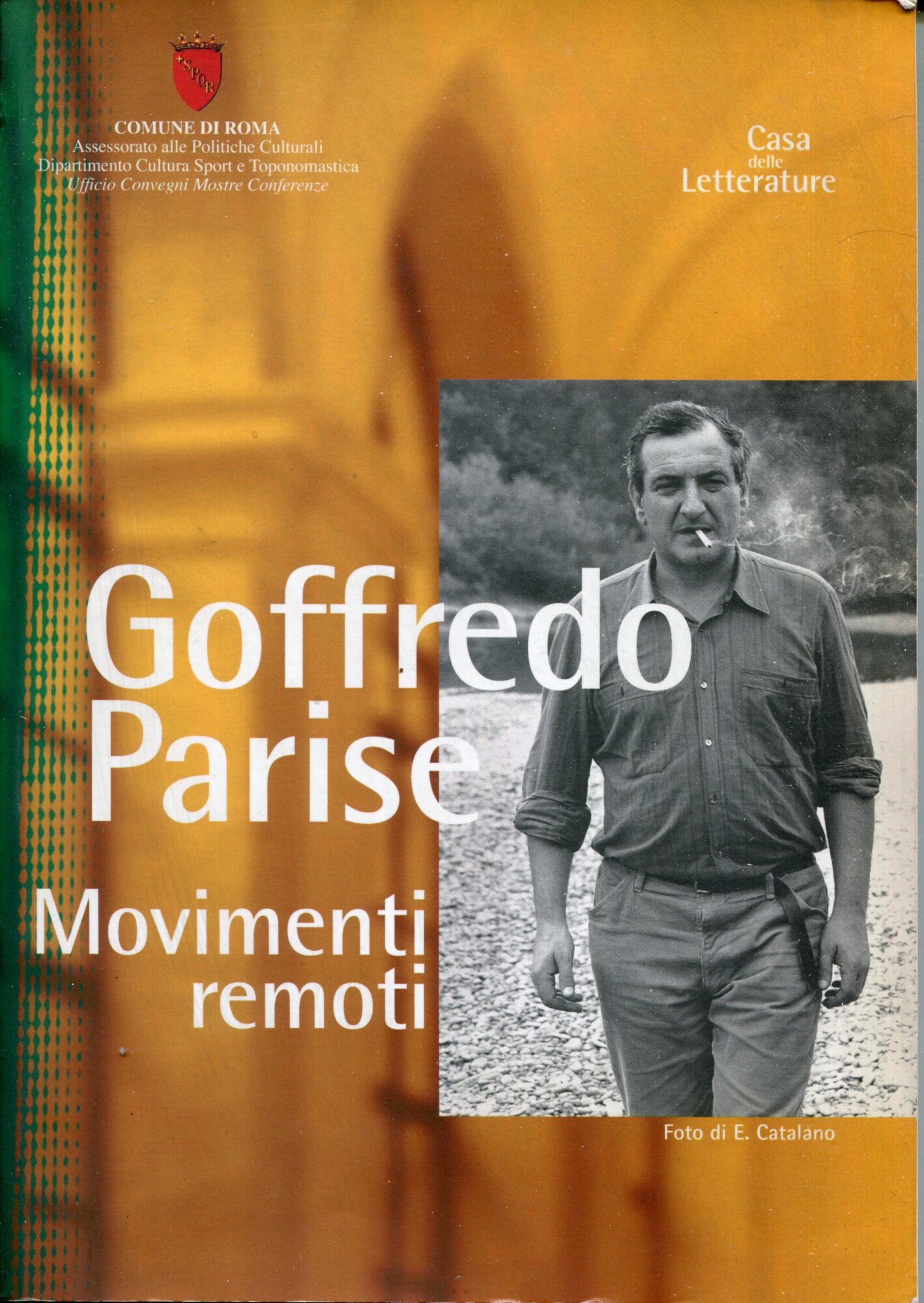Goffredo Parise: Movimenti remoti. Catalogo della Mostra tenuta a Roma …