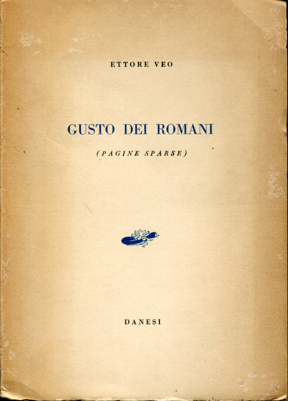 Gusto dei romani (pagine sparse).