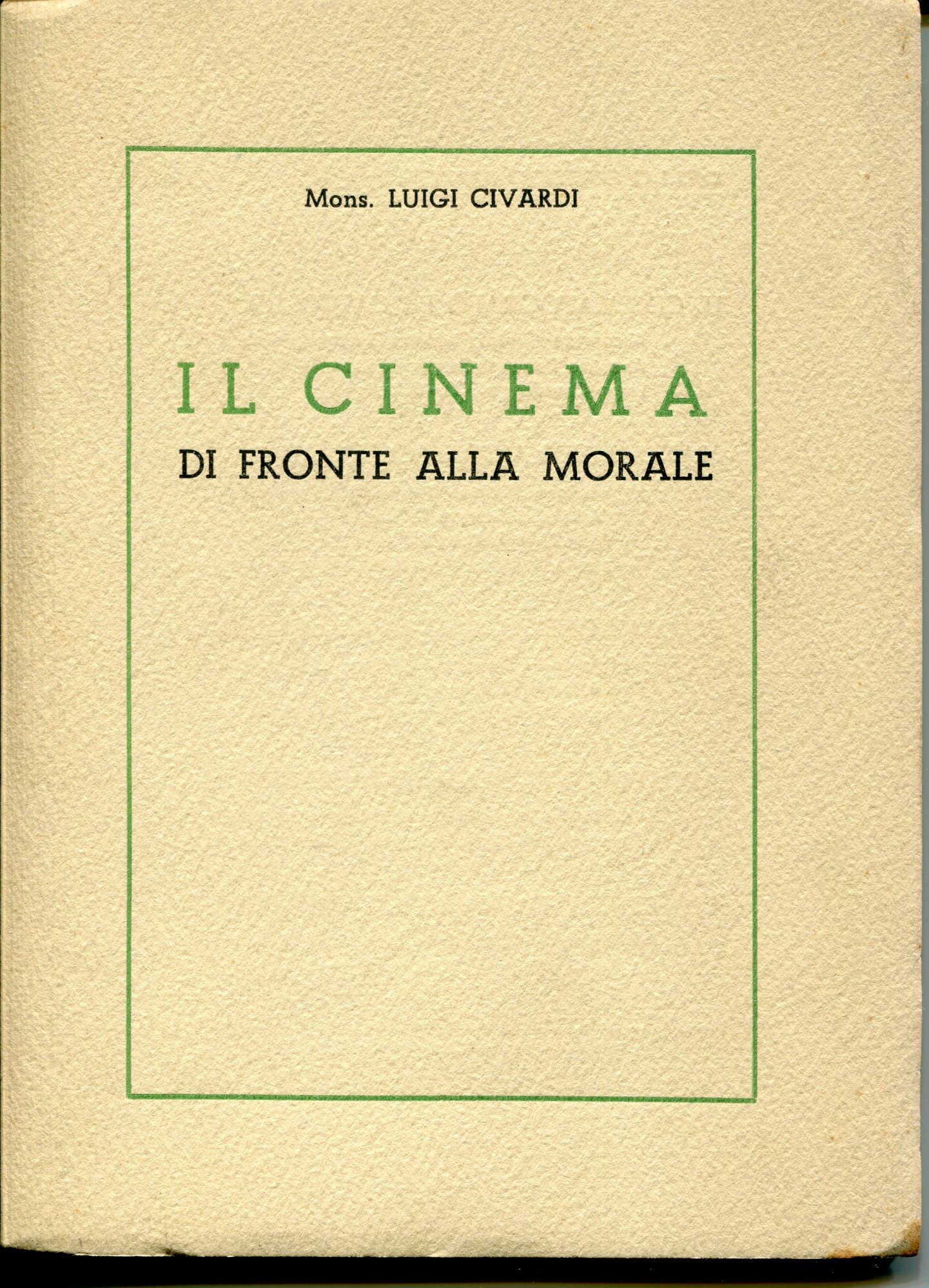 Il cinema di fronte alla morale
