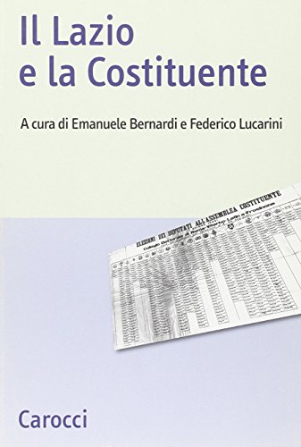 Il Lazio e la Costituente