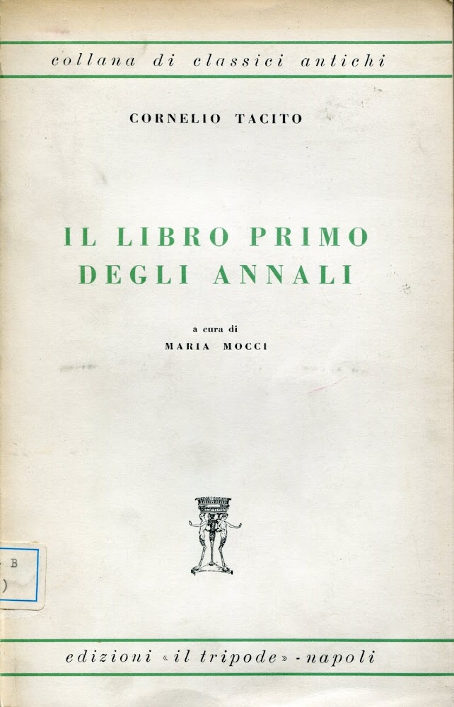 Il libro primo degli Annali. A cura di Maria Mocci