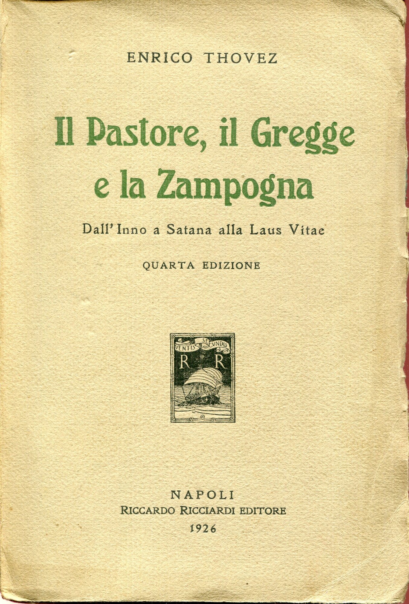 Il pastore, il gregge e la zampogna : dall'Inno a …