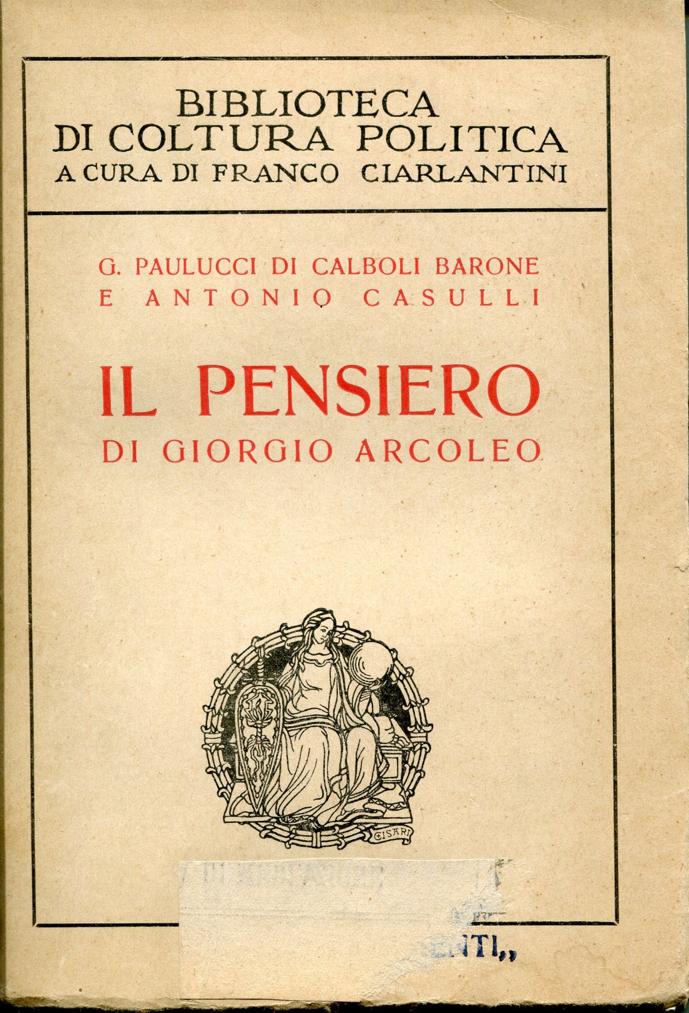 Il pensiero di Giorgio Arcoleo