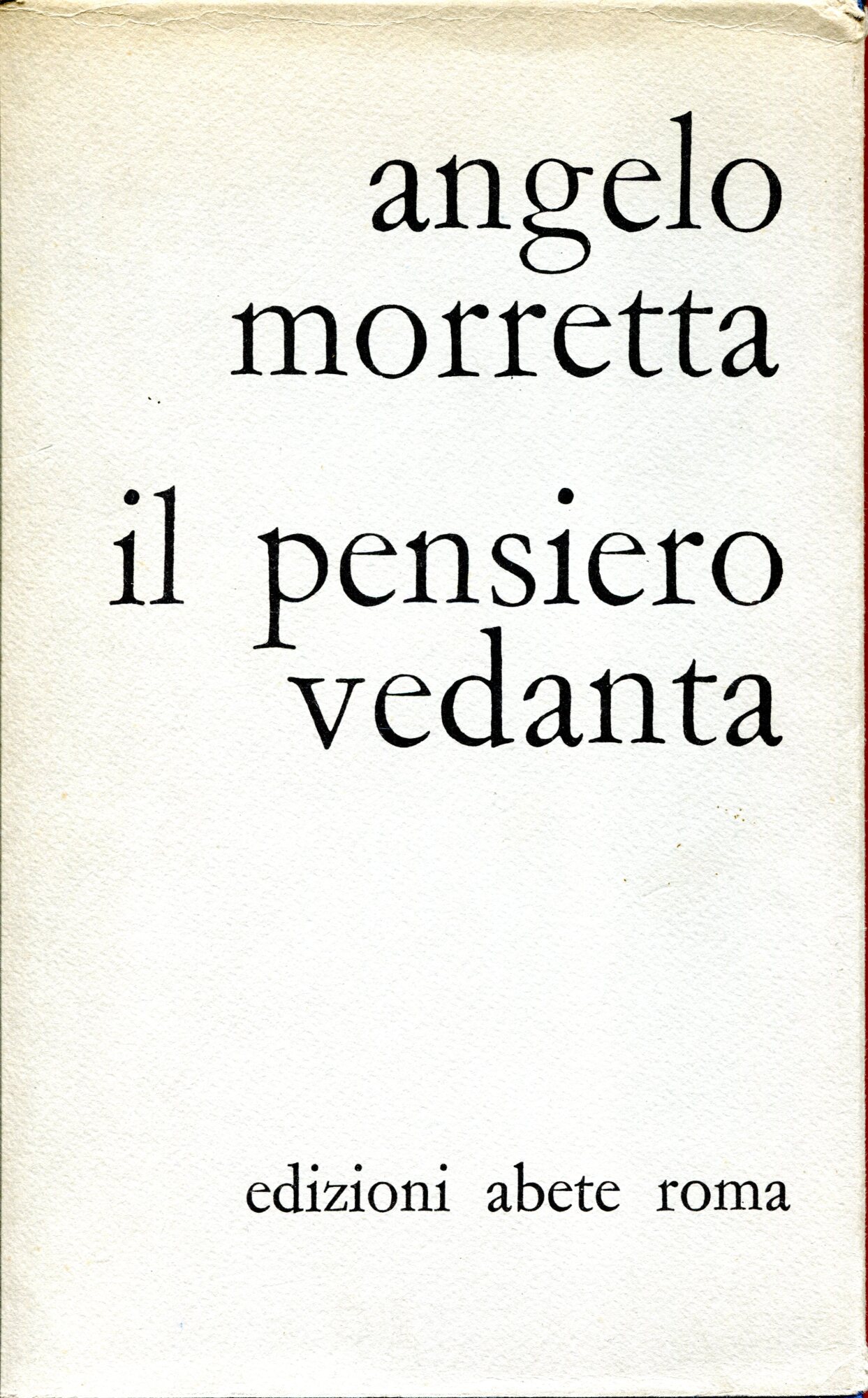Il Pensiero Vedanta