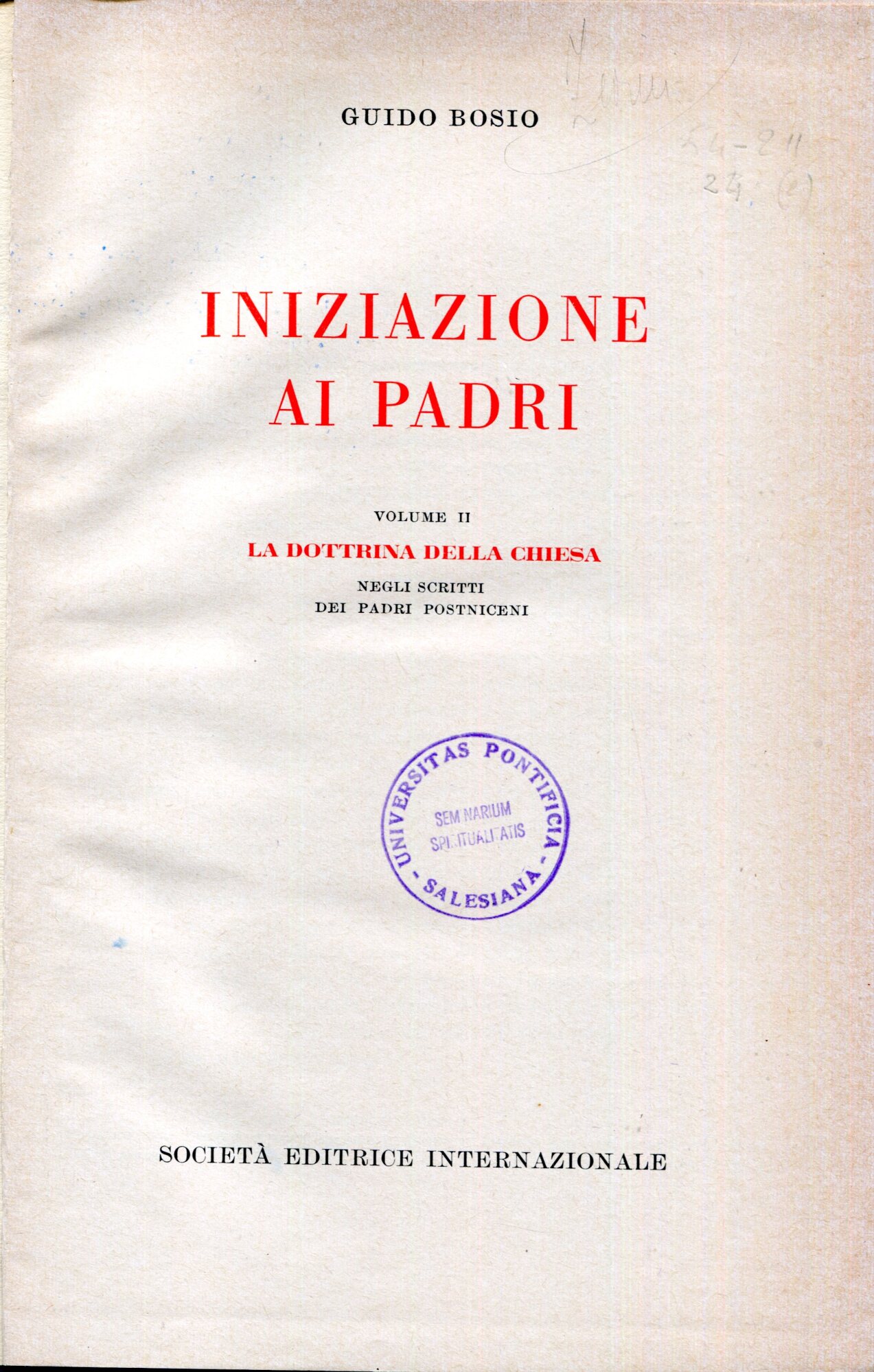 Iniziazione ai Padri. Vol. 1, La Chiesa primitiva negli scritti …