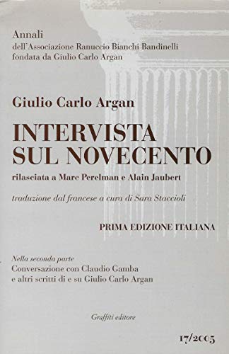 Intervista sul Novecento rilasciata a Marc Perelman e Alain Jaubert