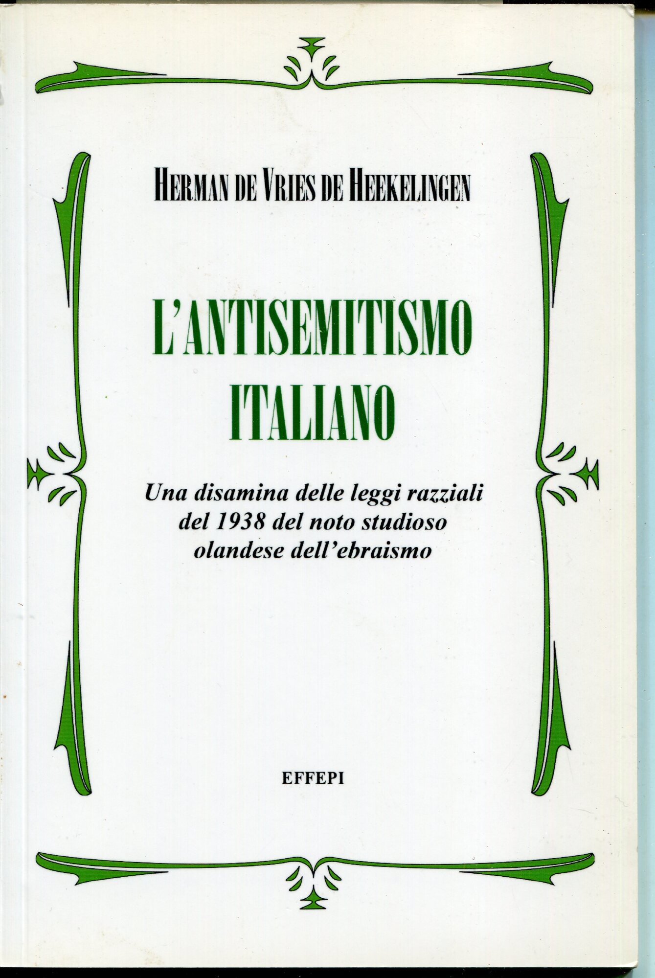 L'antisemitismo italiano