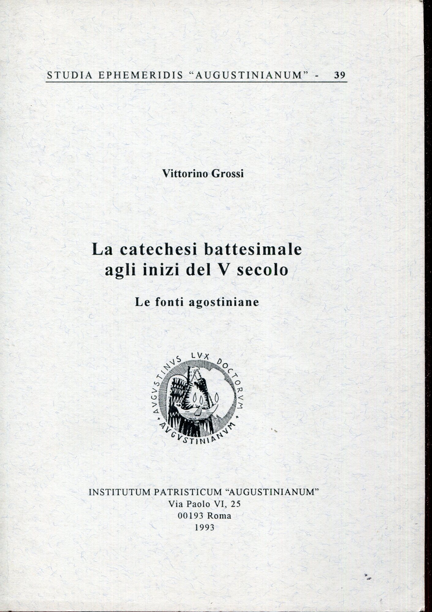 La catechesi battesimale agli inizi del 5. secolo : le …