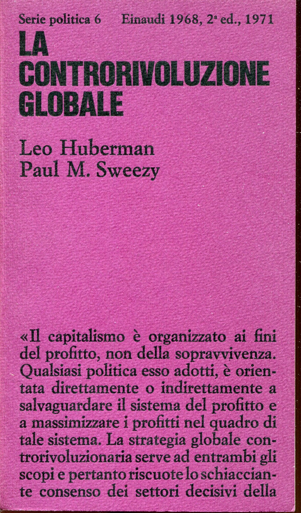 La controrivoluzione globale : La politica degli Stati Uniti dal …