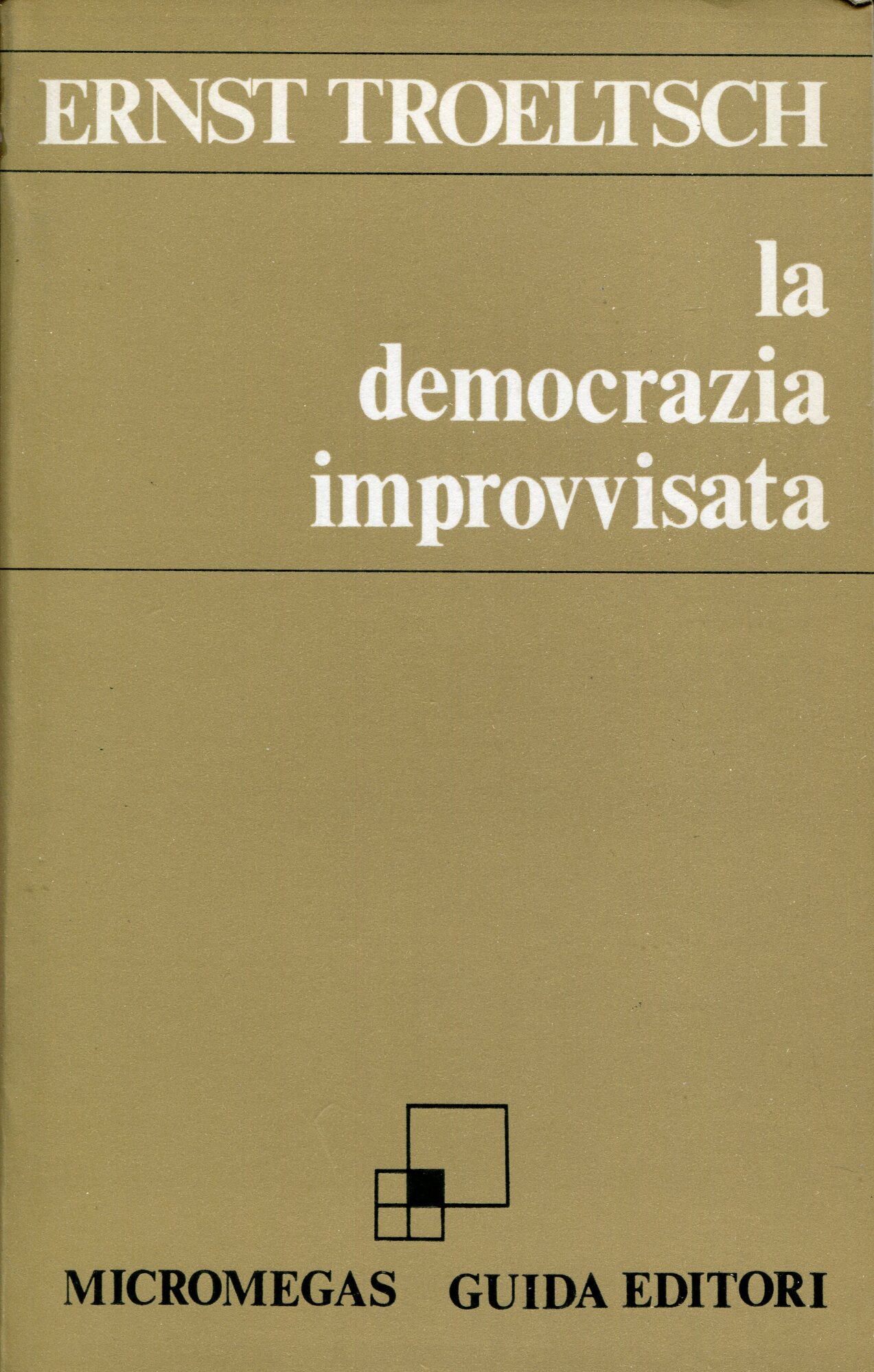 La democrazia improvvisata : la Germania dal 1918 al 1922