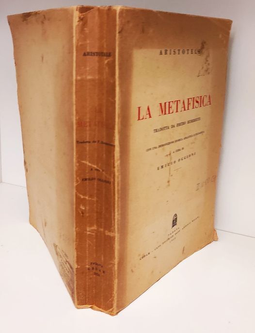 La metafisica, tradotta da Pietro Eusebietti ; con una introduzione …