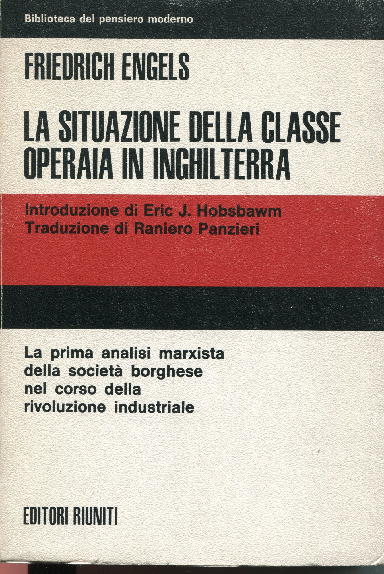 La situazione della classe operaia in Inghilterra : in base …