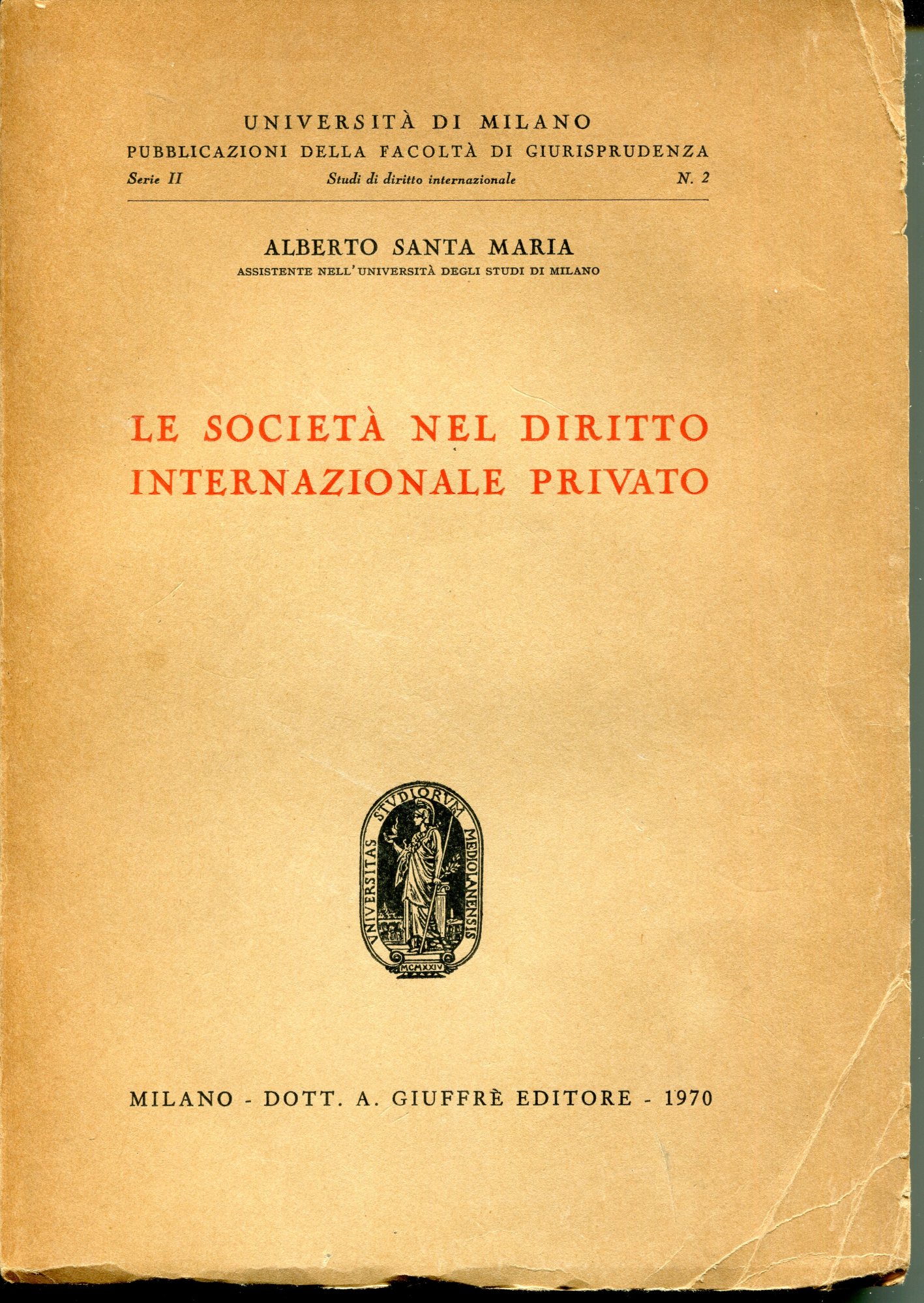 La società nel Diritto Internazionale Privato
