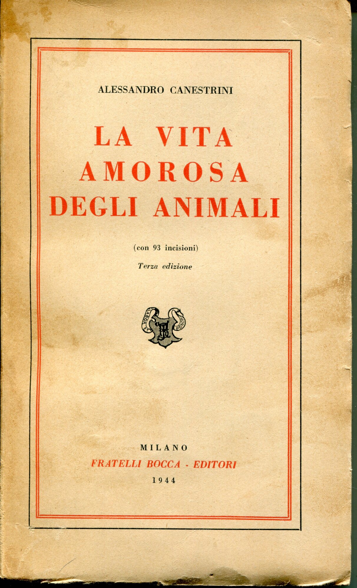 La vita amorosa degli animali