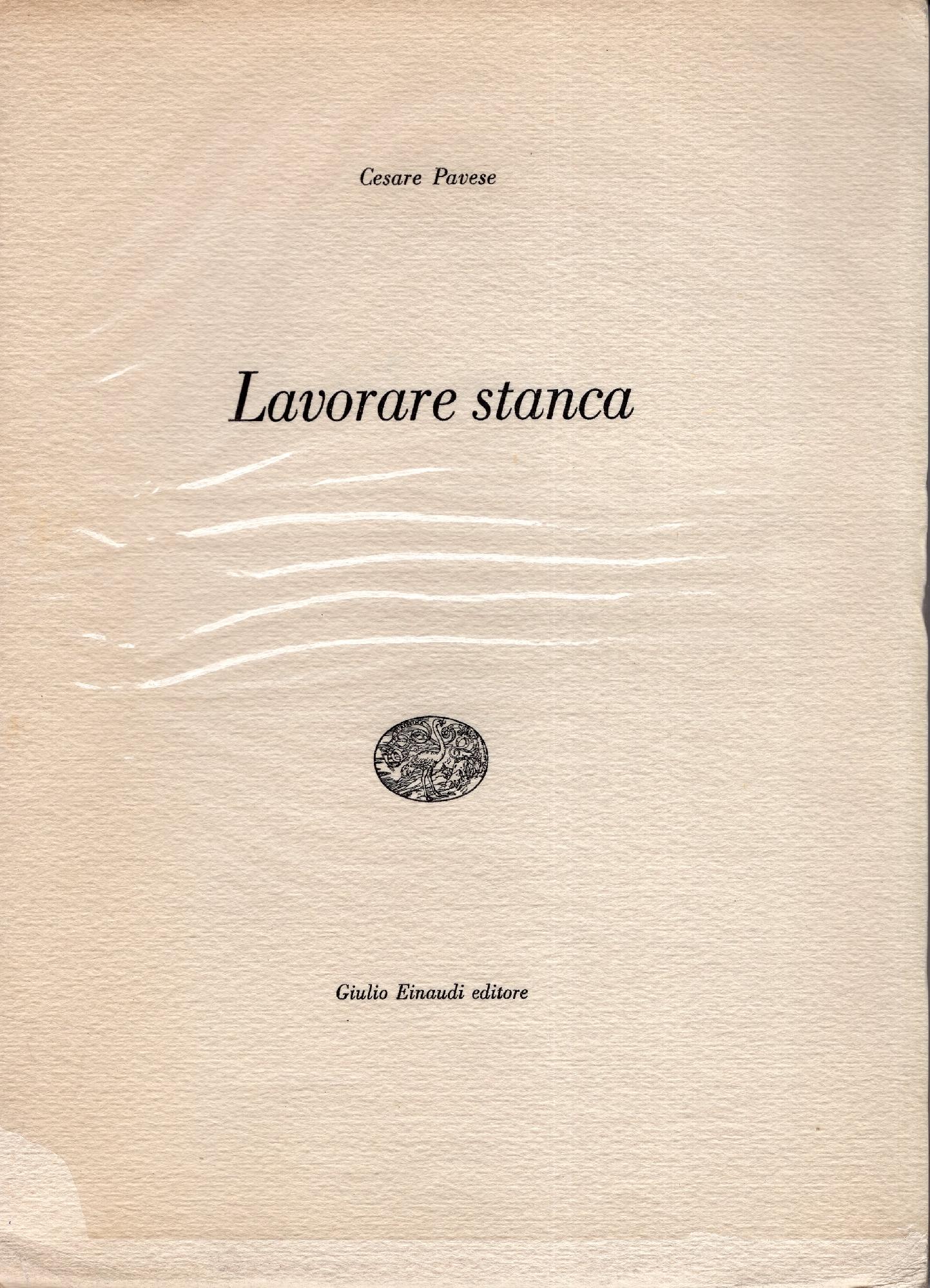 Lavorare stanca