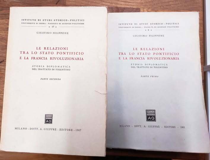 Le relazioni tra lo Stato pontificio e la Francia rivoluzionaria …