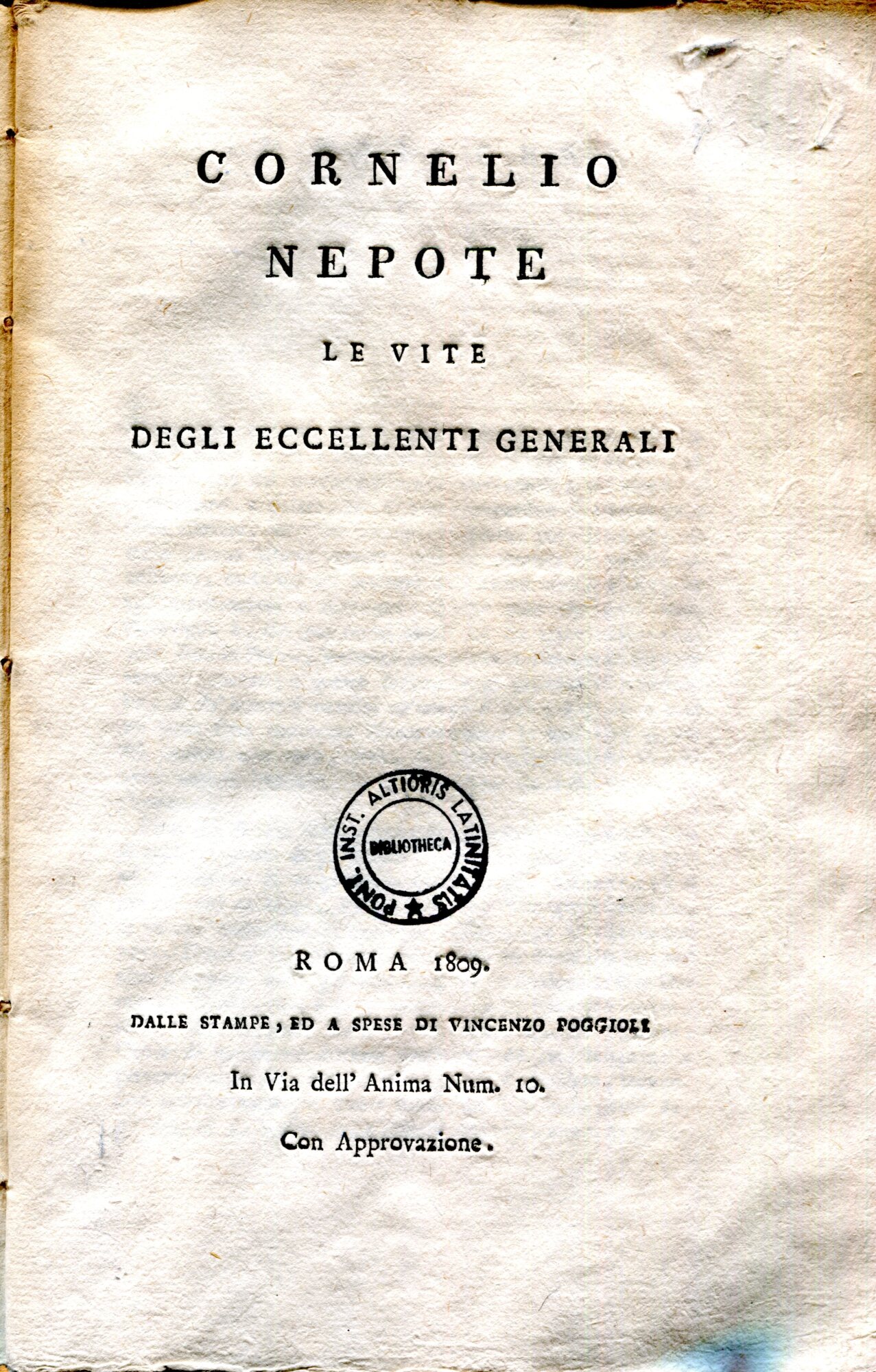 Le vite degli eccellenti generali