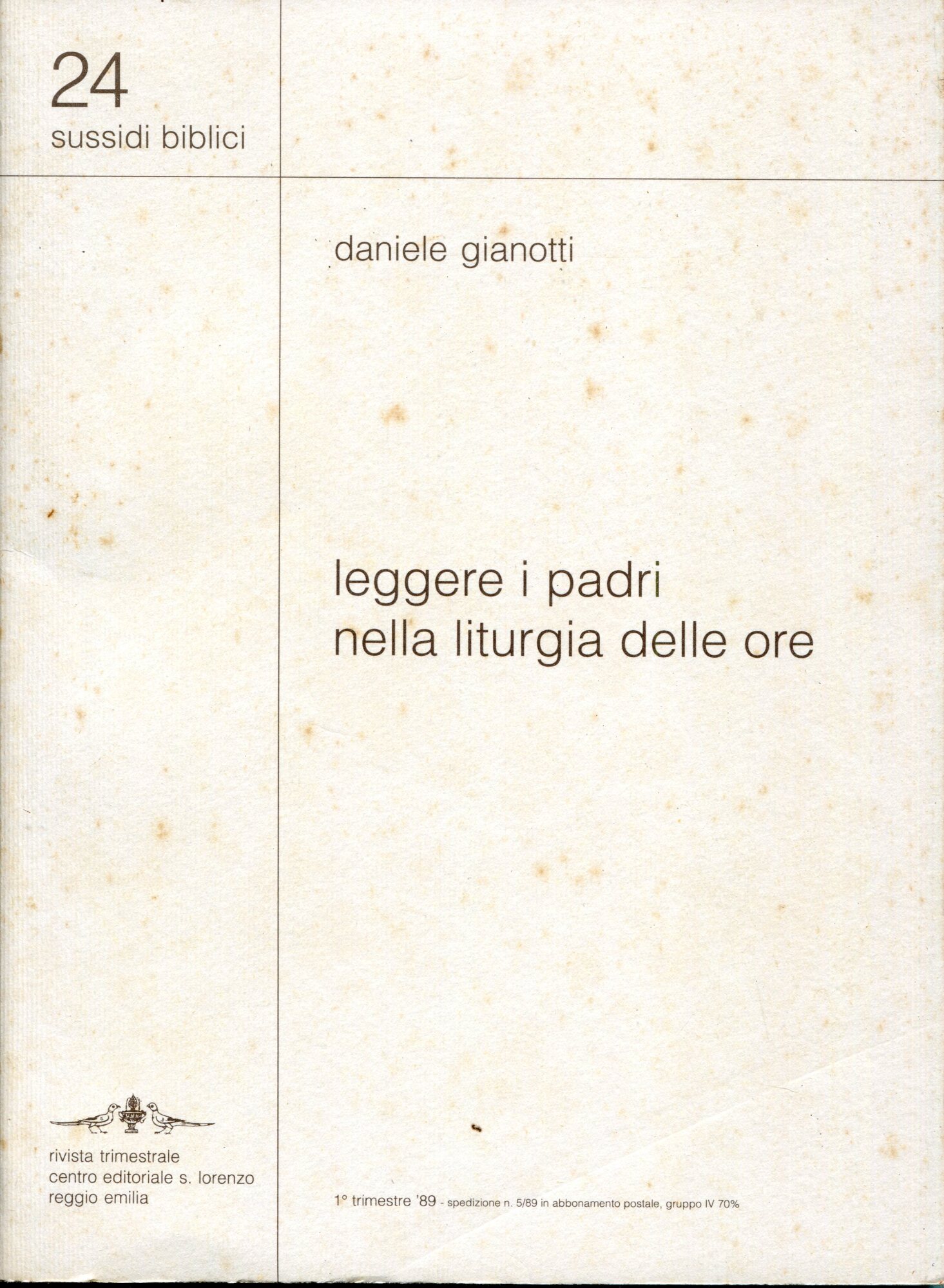 Leggere i padri nella liturgia delle ore