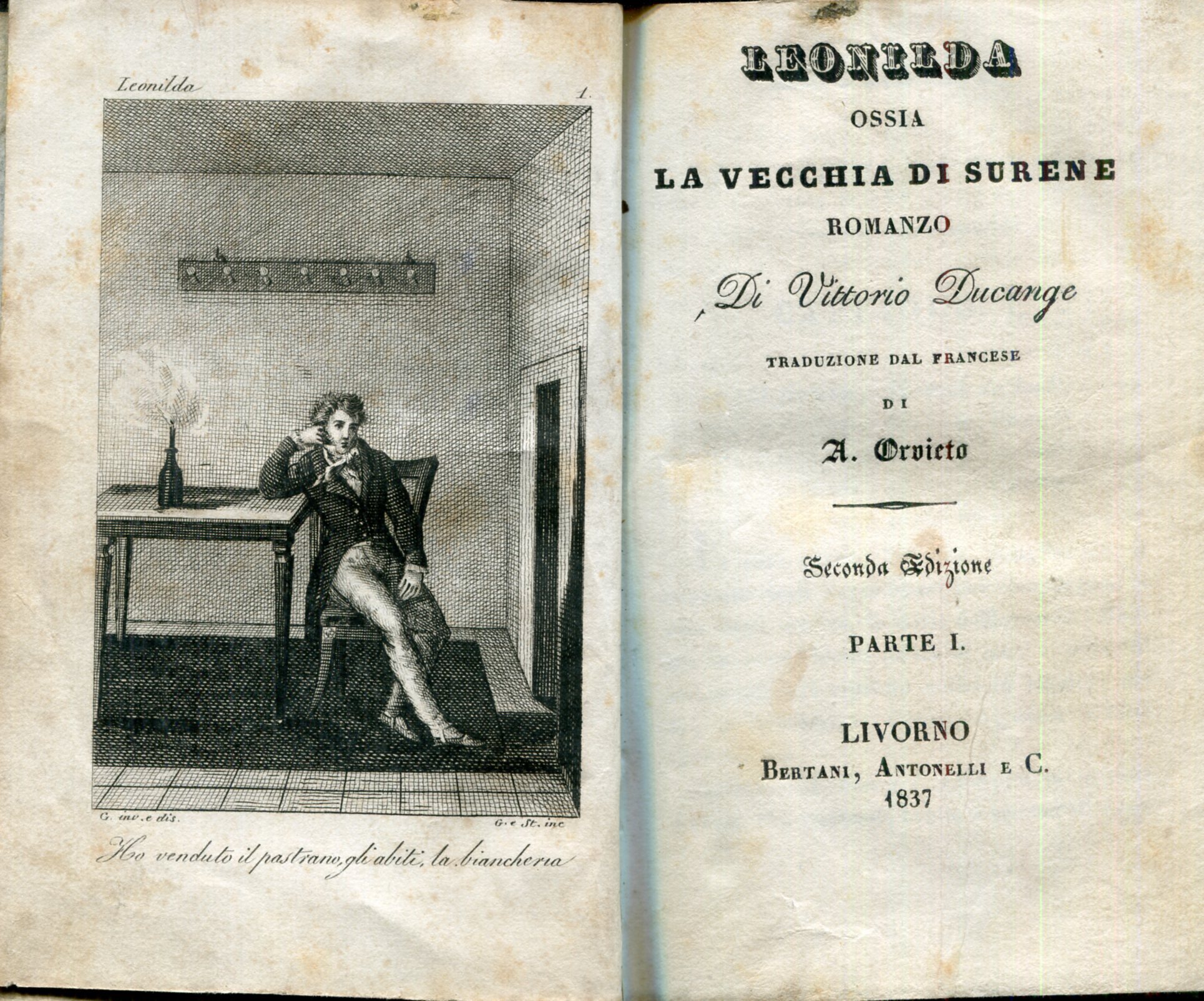 Leonilda ossia La vecchia di Surene. Romanzo. Traduzione dal francese …