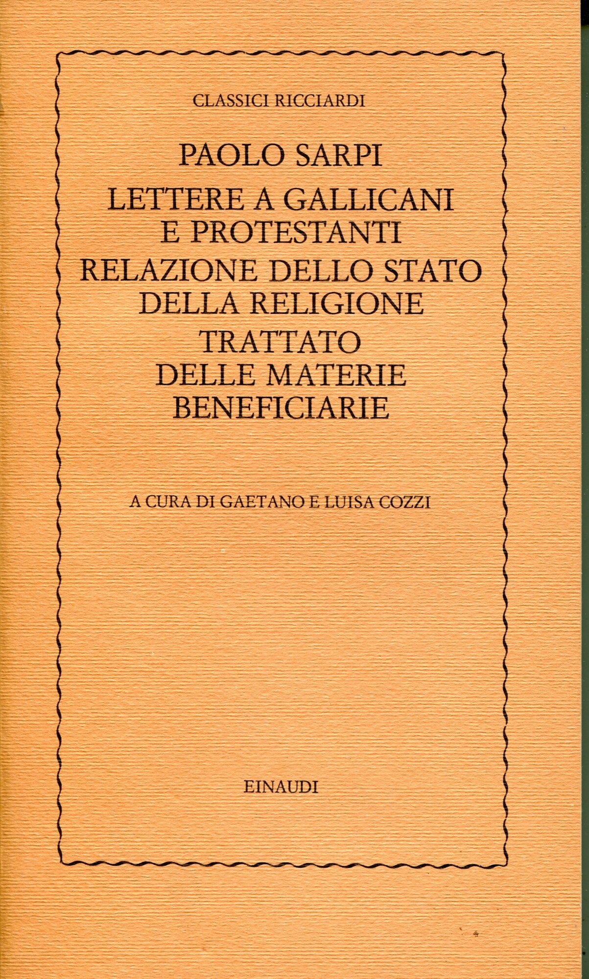 Lettere a gallicani e protestanti ; dalla Relazione dello stato …