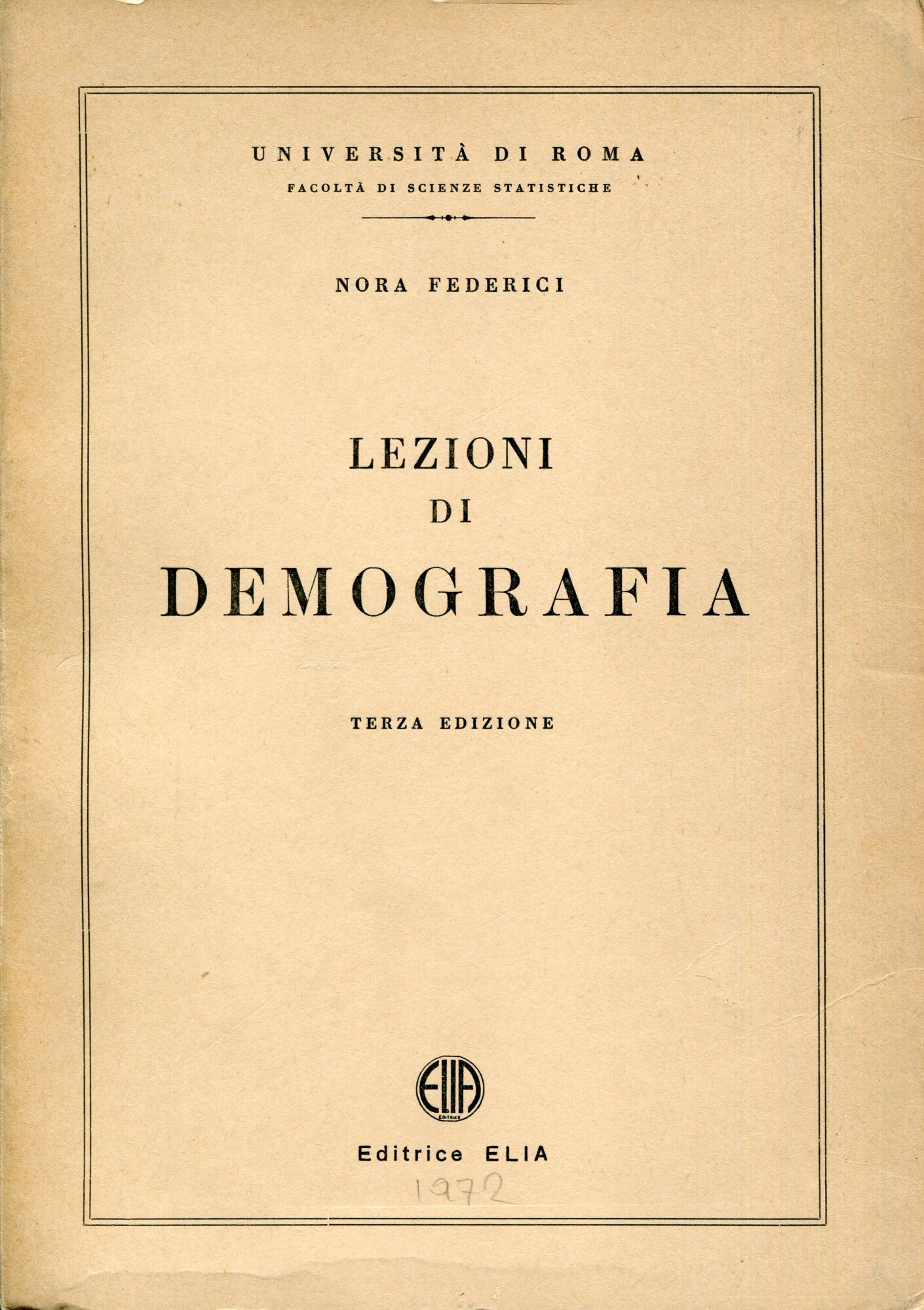 Lezioni di demografia