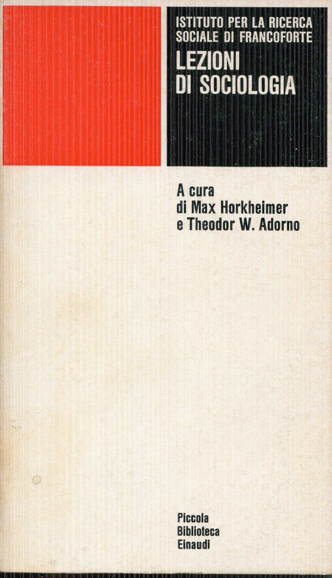 Lezioni di sociologia