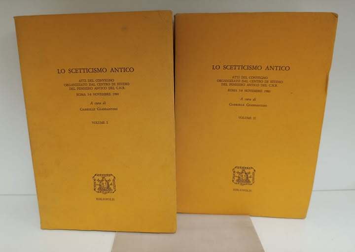 Lo scetticismo antico : Atti del convegno organizzato dal centro …