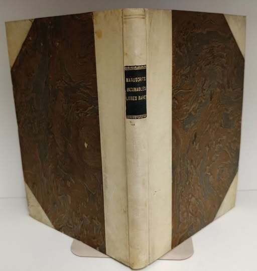 Manuscrits, incunables et livres rares. Catalogue XII.