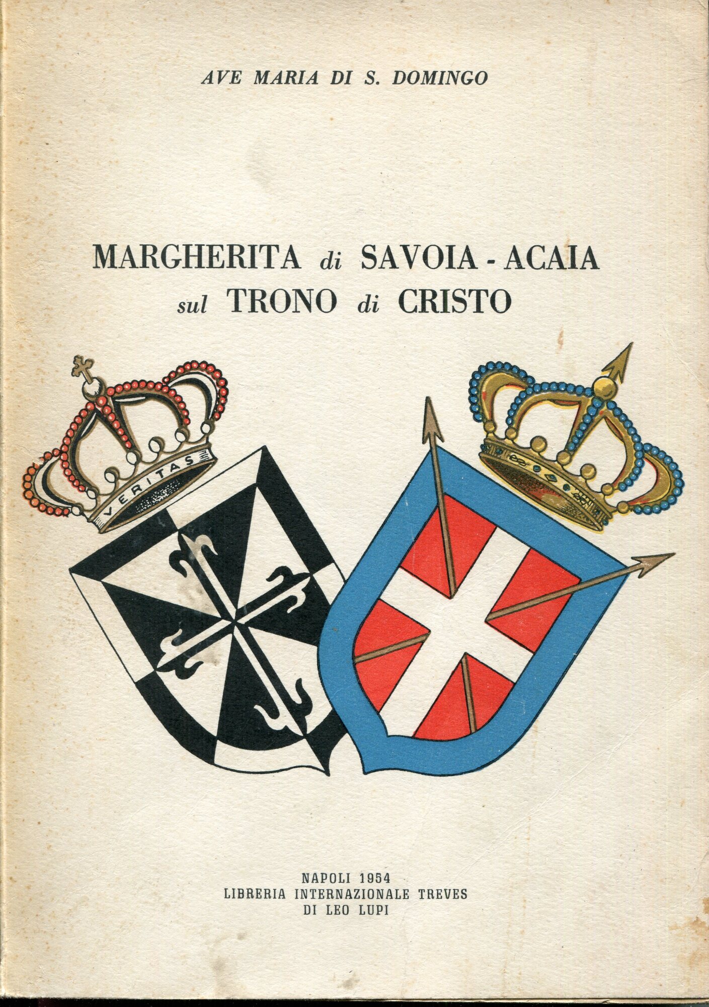 Margherita di Savoia-Acaia sul trono di Cristo