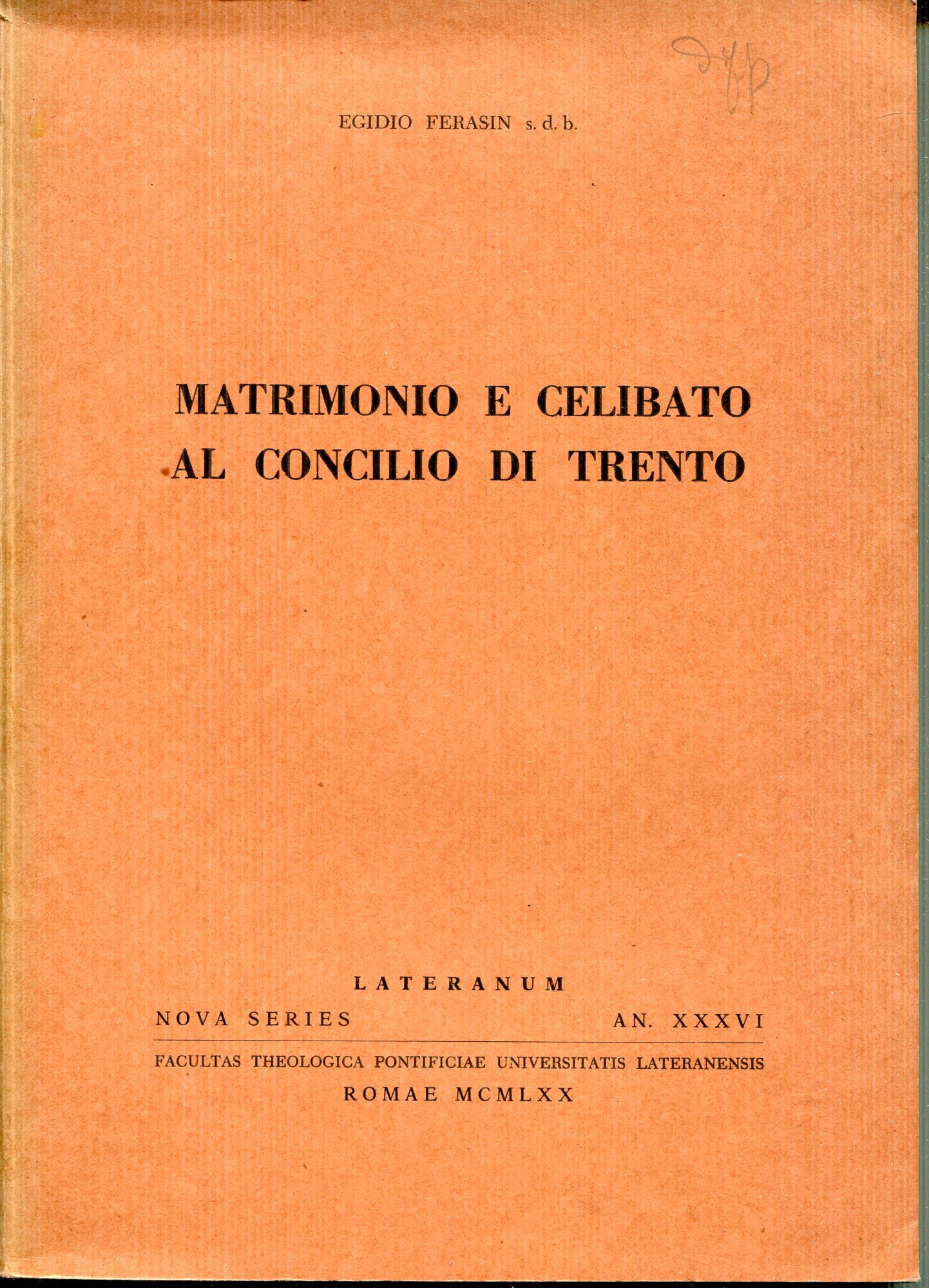 Matrimonio e celibato al Concilio di Trento