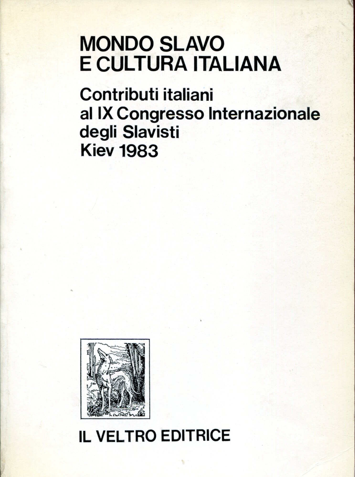 Mondo slavo e cultura italiana Contributi italiani al IX Congresso …