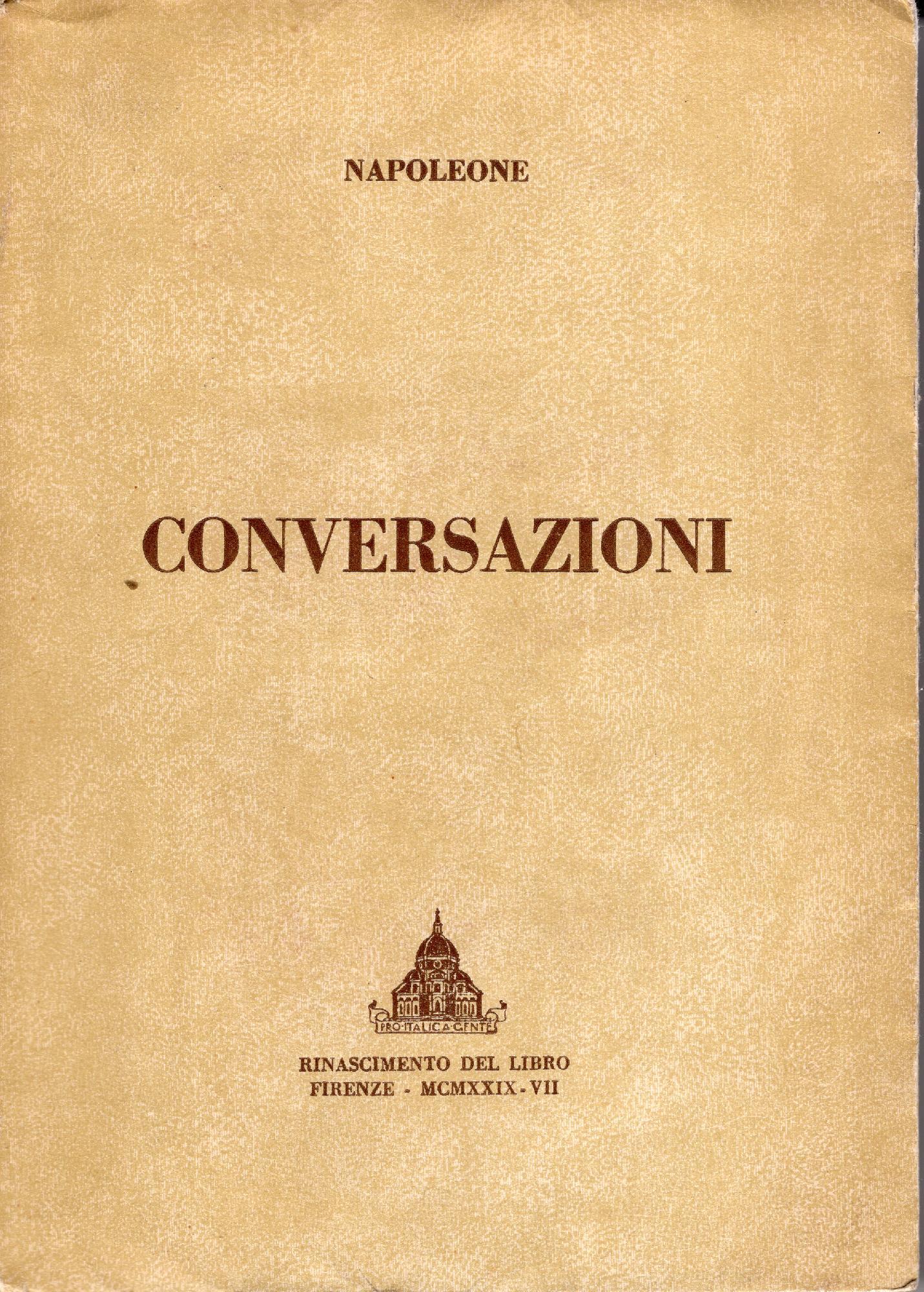 Napoleone : conversazioni