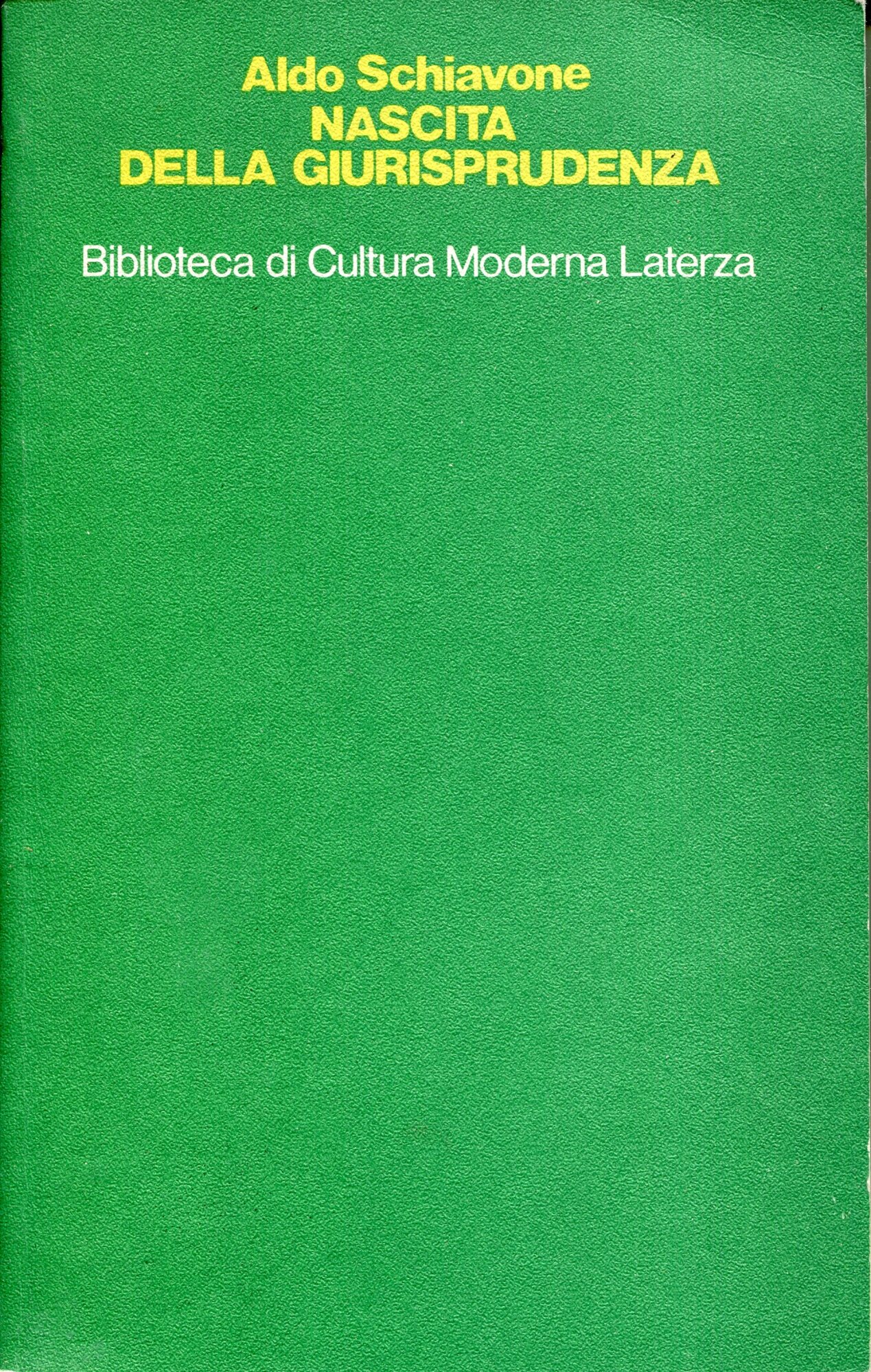 Nascita della giurisprudenza : cultura aristocratica e pensiero giuridico nella …