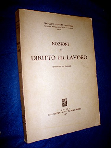 Nozioni di diritto del lavoro