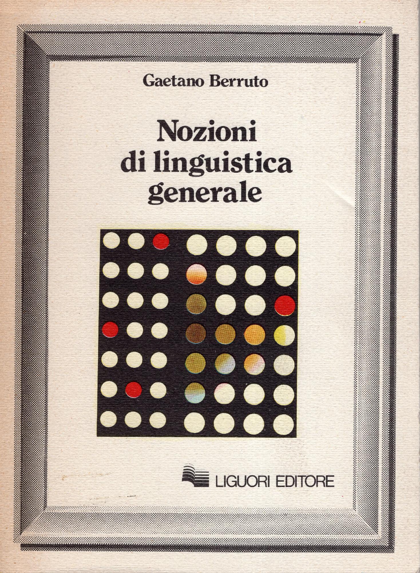 Nozioni di linguistica generale