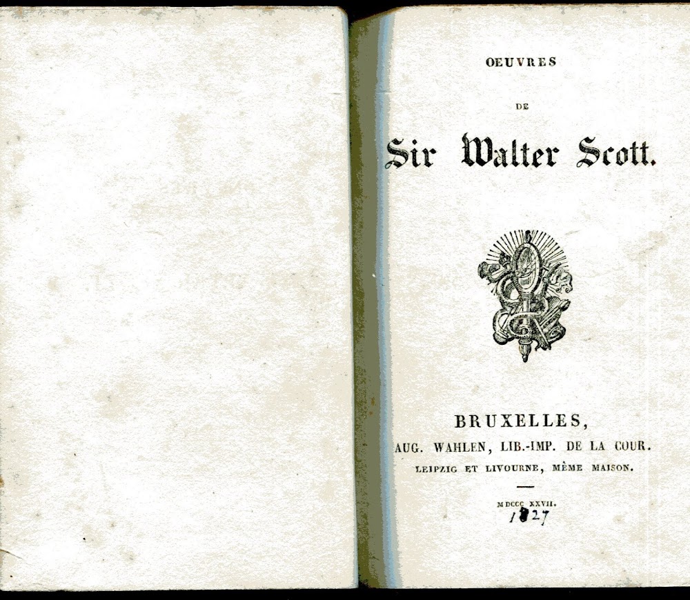 Oeuvres de Sir Walter Scott. Le Monastère Tome 1 e …