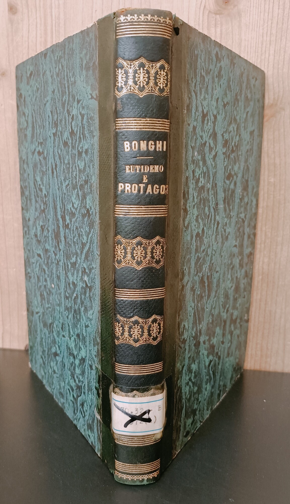 Opere nuovamente tradotte. Eutidemo e Protagora. Volgarizzati da Ruggiero Bonghi