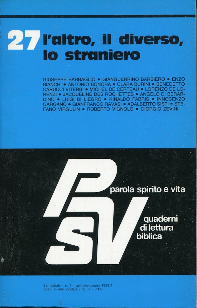 Parola spirito e vita. Quaderni di lettura biblica. Volume 27: …