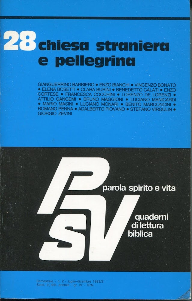 Parola spirito e vita. Quaderni di lettura biblica. Volume 28: …